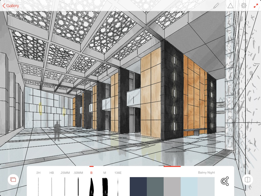 This drawing was recreated using our near final app. We knew we had hit our goal.