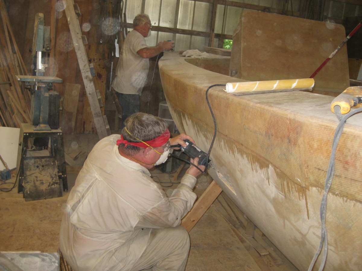Larry shaping scupper outboard