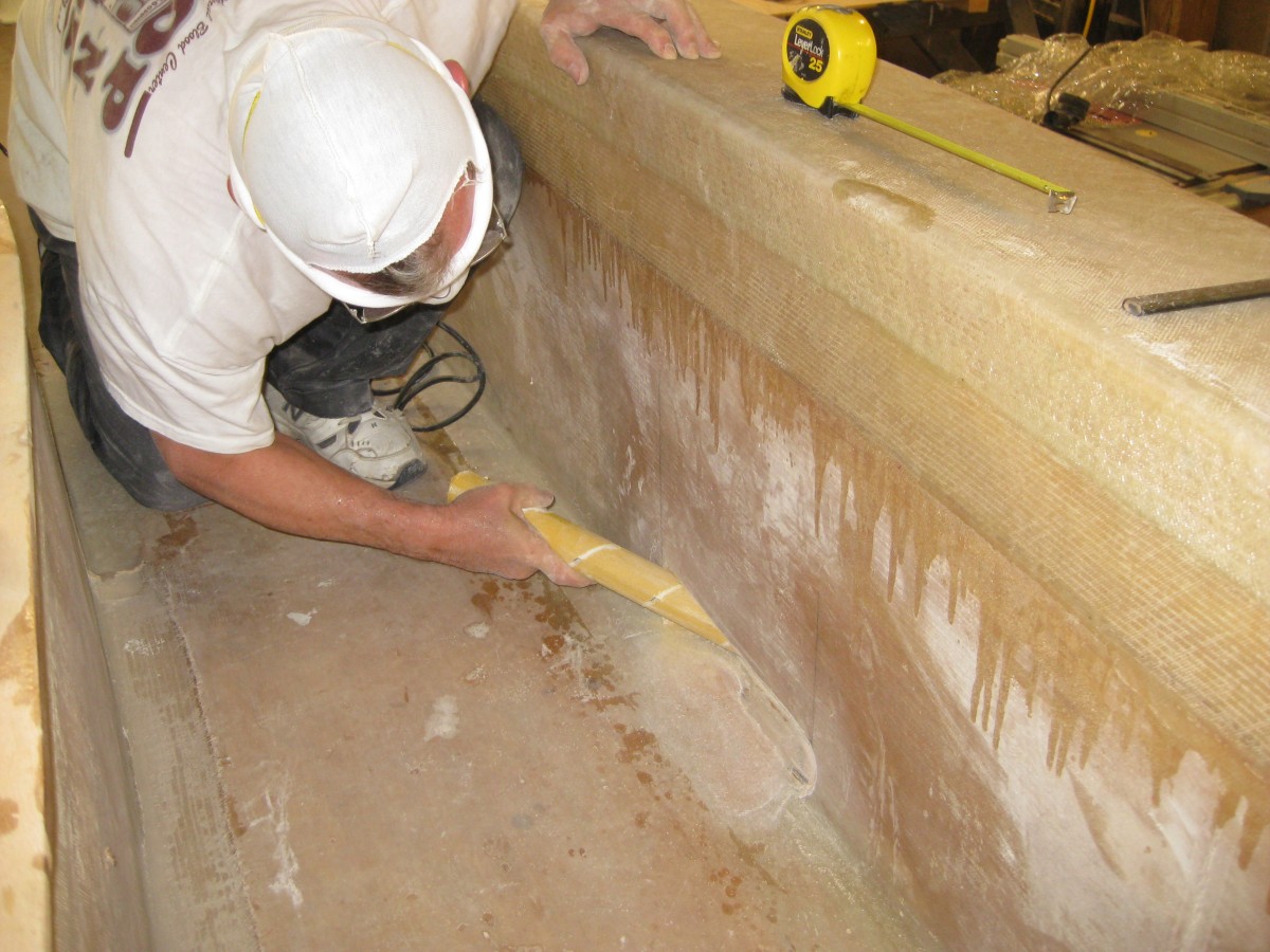 Chester shaping scupper inboard