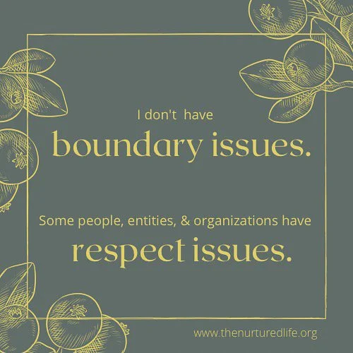 Boundary Issues? Or is it a culture of pervasive disrespect?