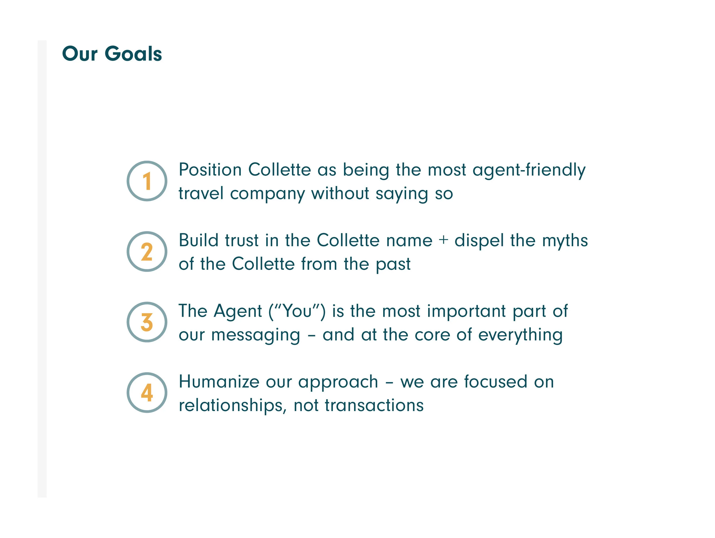 Goals for the Rebrand