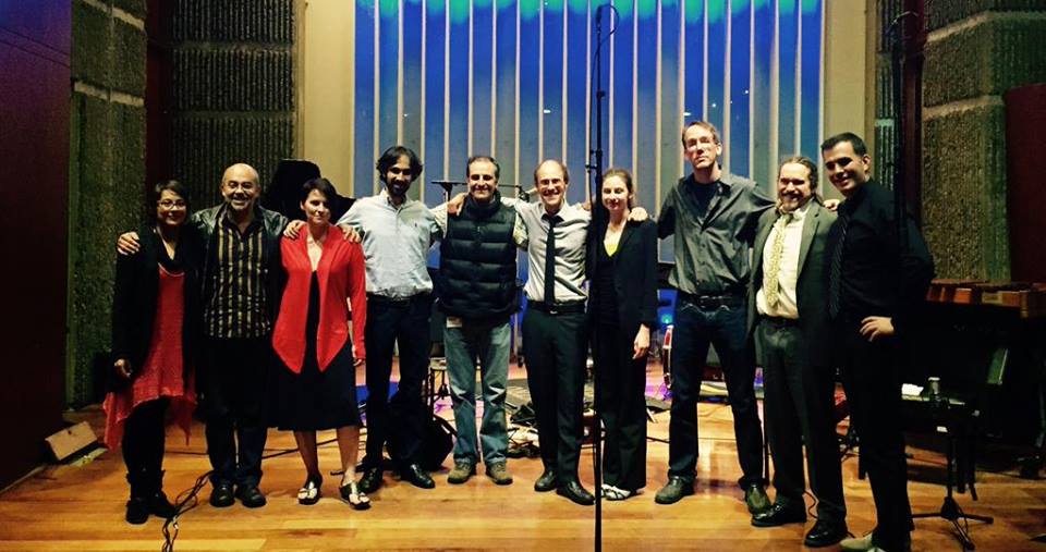 Post-concert at Universidad Javeriana in Bogota, Columbia.
