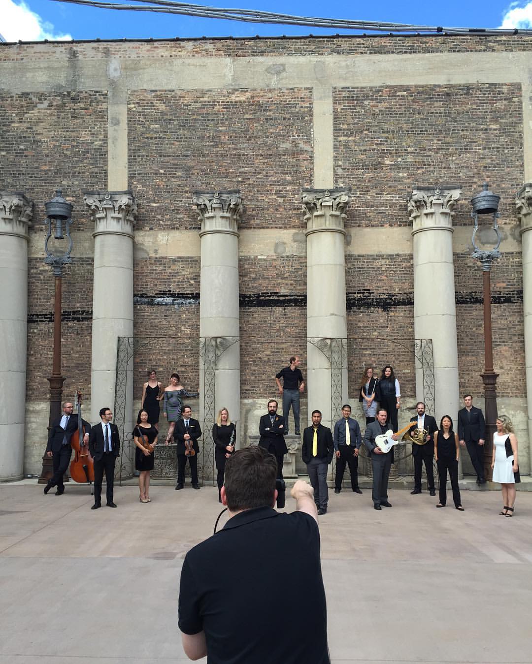 More nientes than usual in one spot, assembling for photographer Aleks Karjaka.