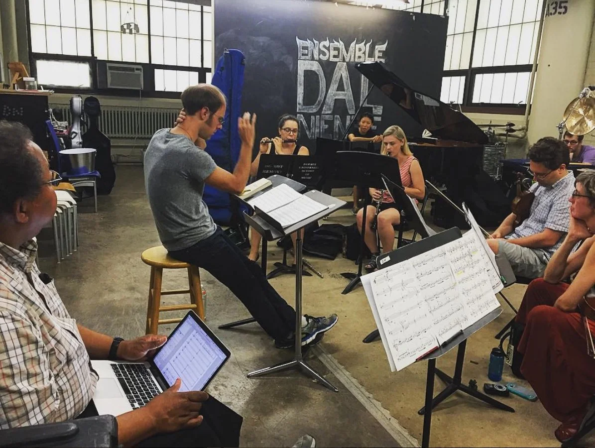 Rehearsing with George Lewis, 2016