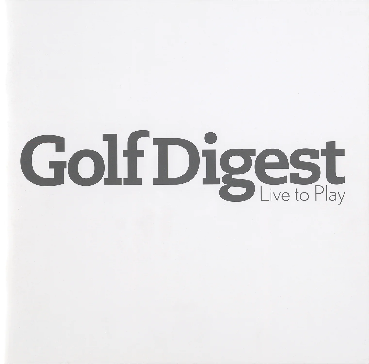 Golf Digest General Presentation