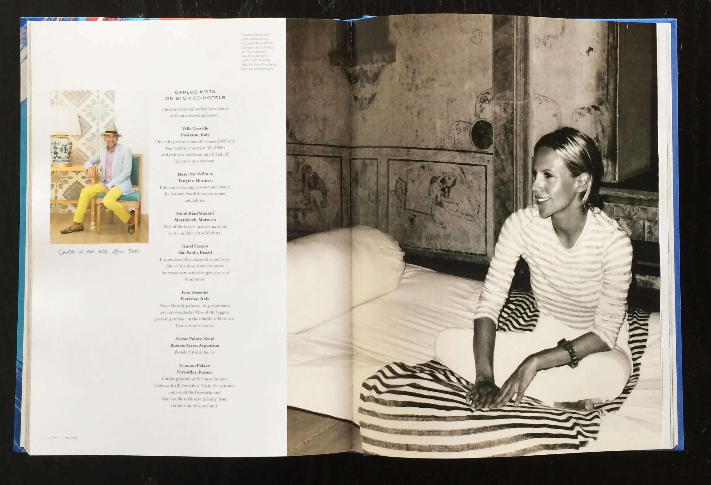 35+ of Gordon’s photos appear inside Tory’s inspiration book- TORY BURCH: IN COLOR as well as on the cover of the deluxe edition. 