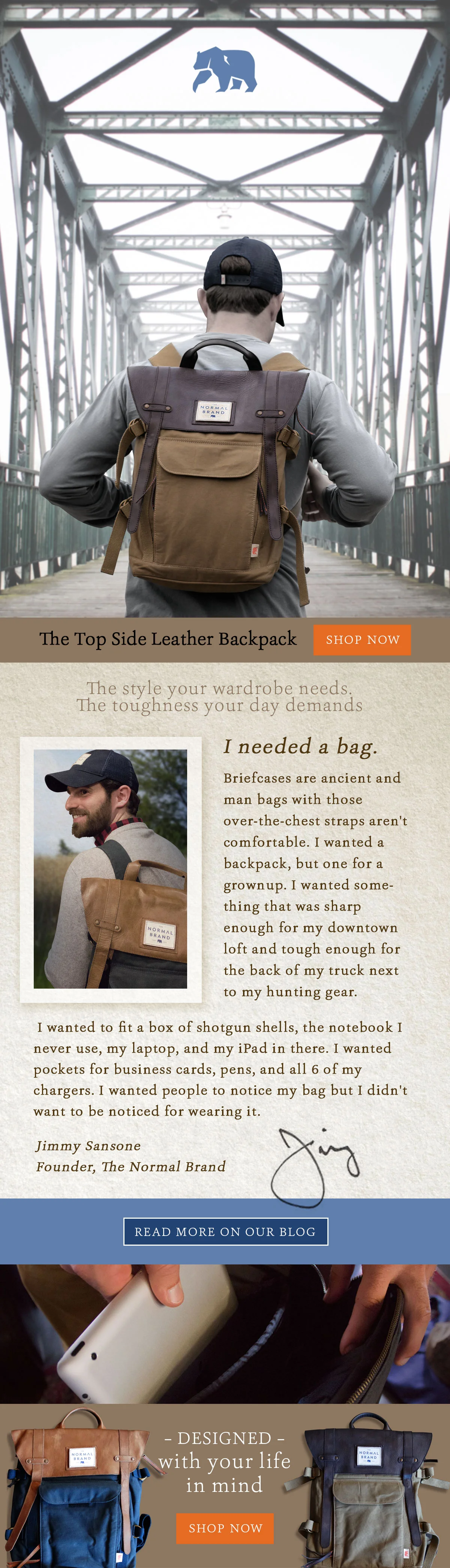 The Normal Brand eMail Marketing