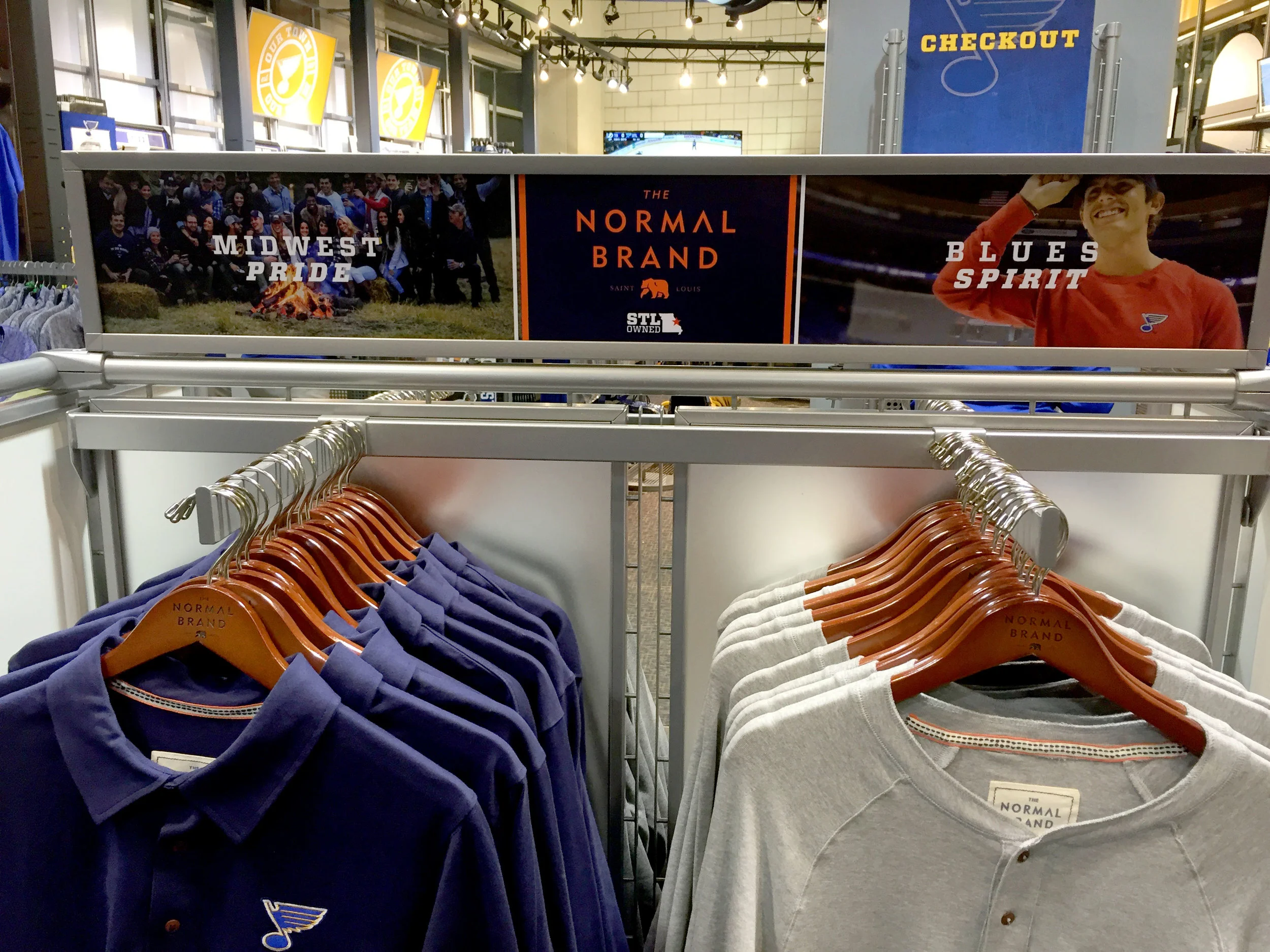 The Normal Brand Scottrade Center St. Louis Blues POS