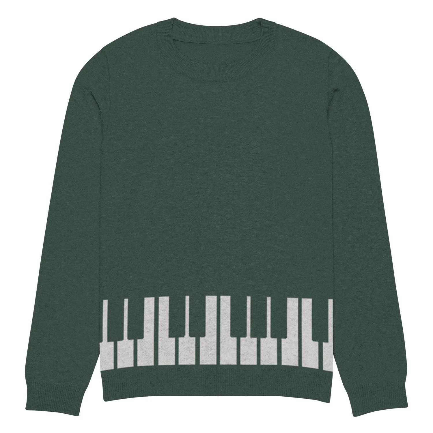 Green Keyboard Knit Sweater - Cadenza Studios