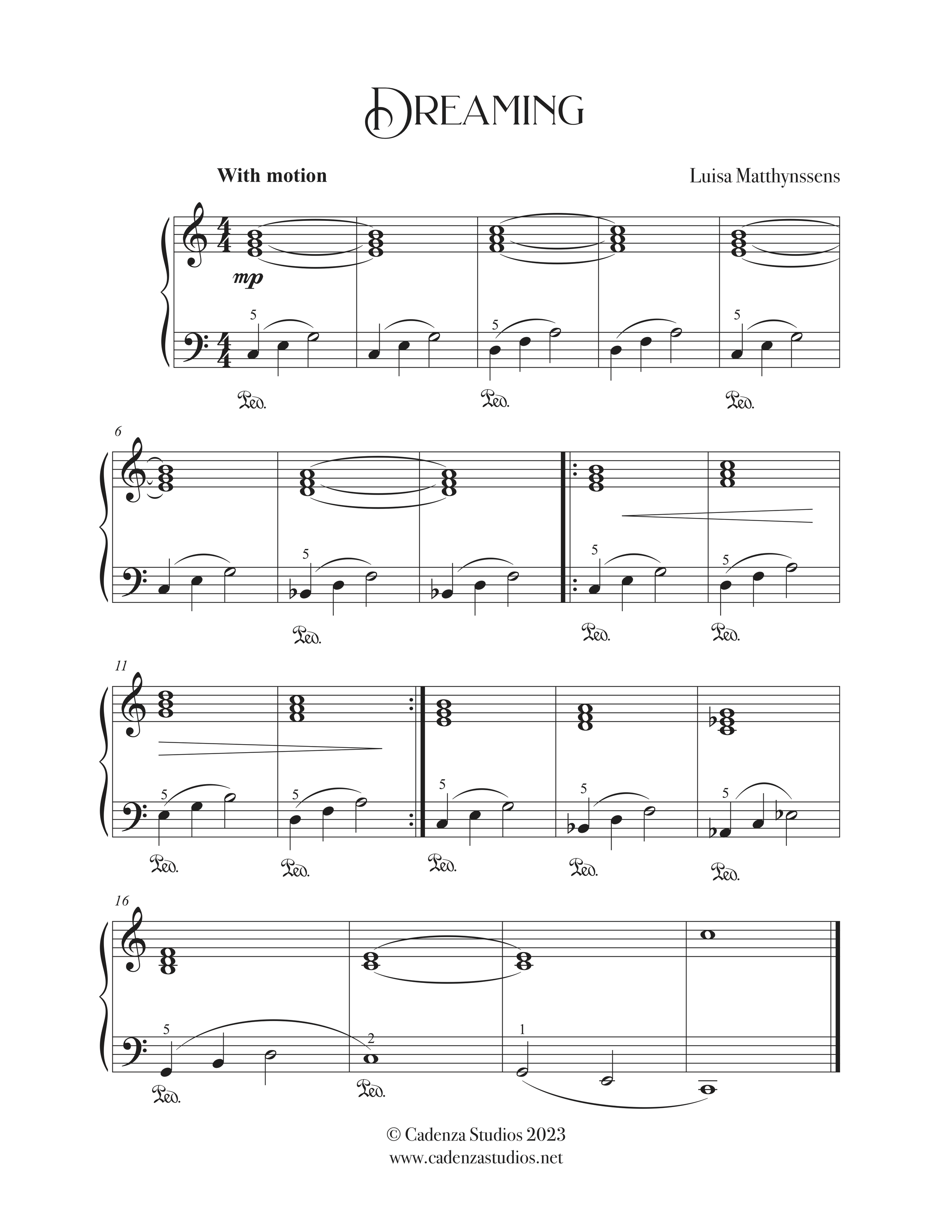 Dreaming - Score.png