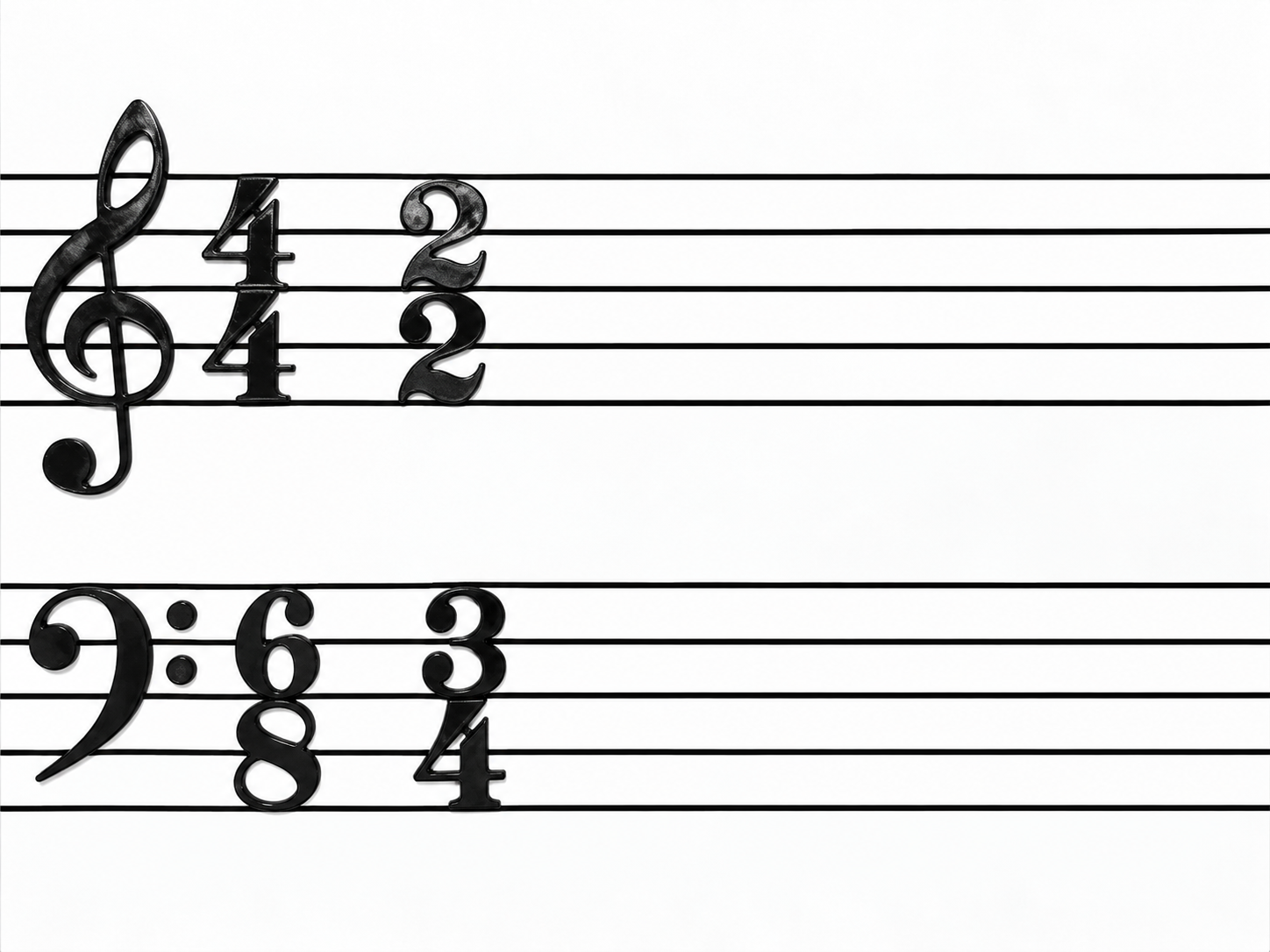 Sound Shapes meter and clefs demonstration