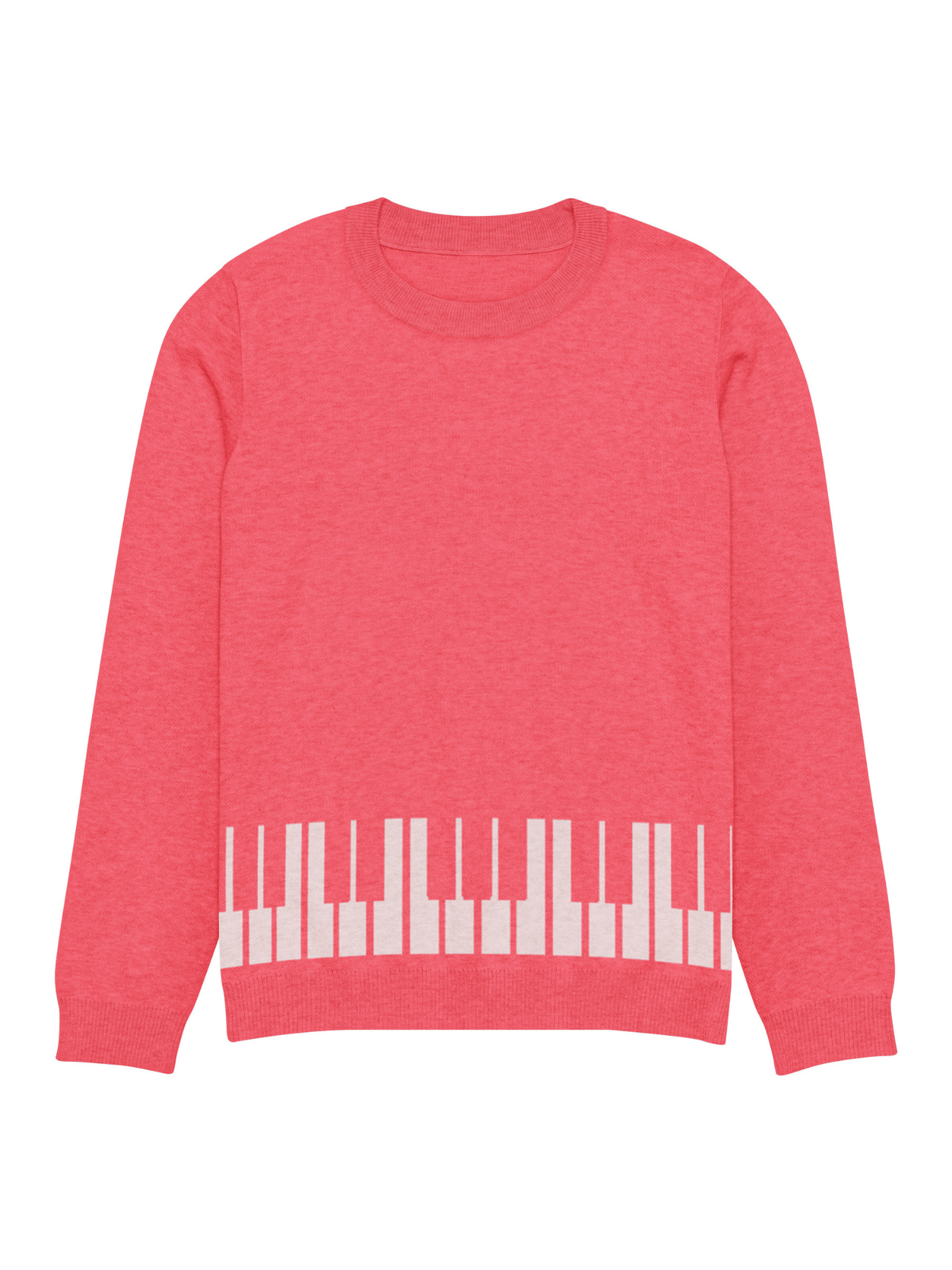 Pink Keyboard Knit Sweater