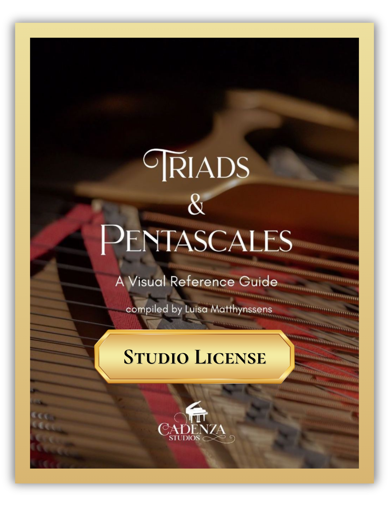 Triads & Pentascales: A Visual Reference Guide (Studio License)