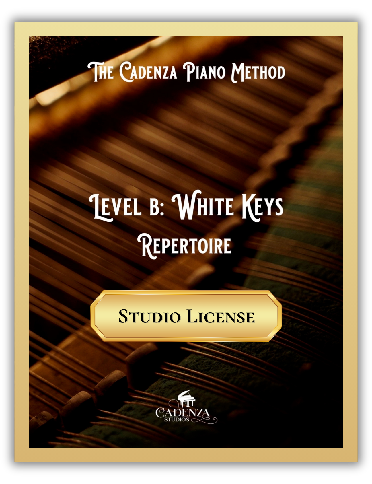 The Cadenza Piano Method - Level B: White Keys - Repertoire (Studio License)
