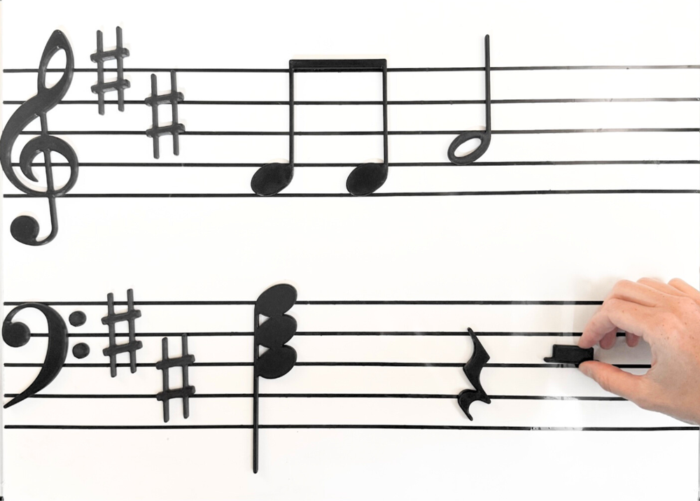 Magnetic Music Notes for Piano Teachers | Sound Shapes - Cadenza Studios