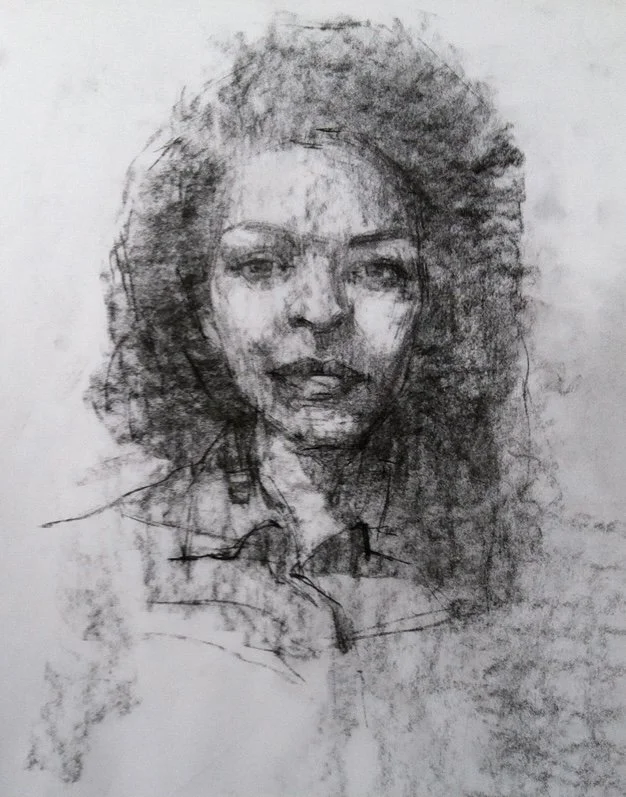  Charcoal on Duralar 