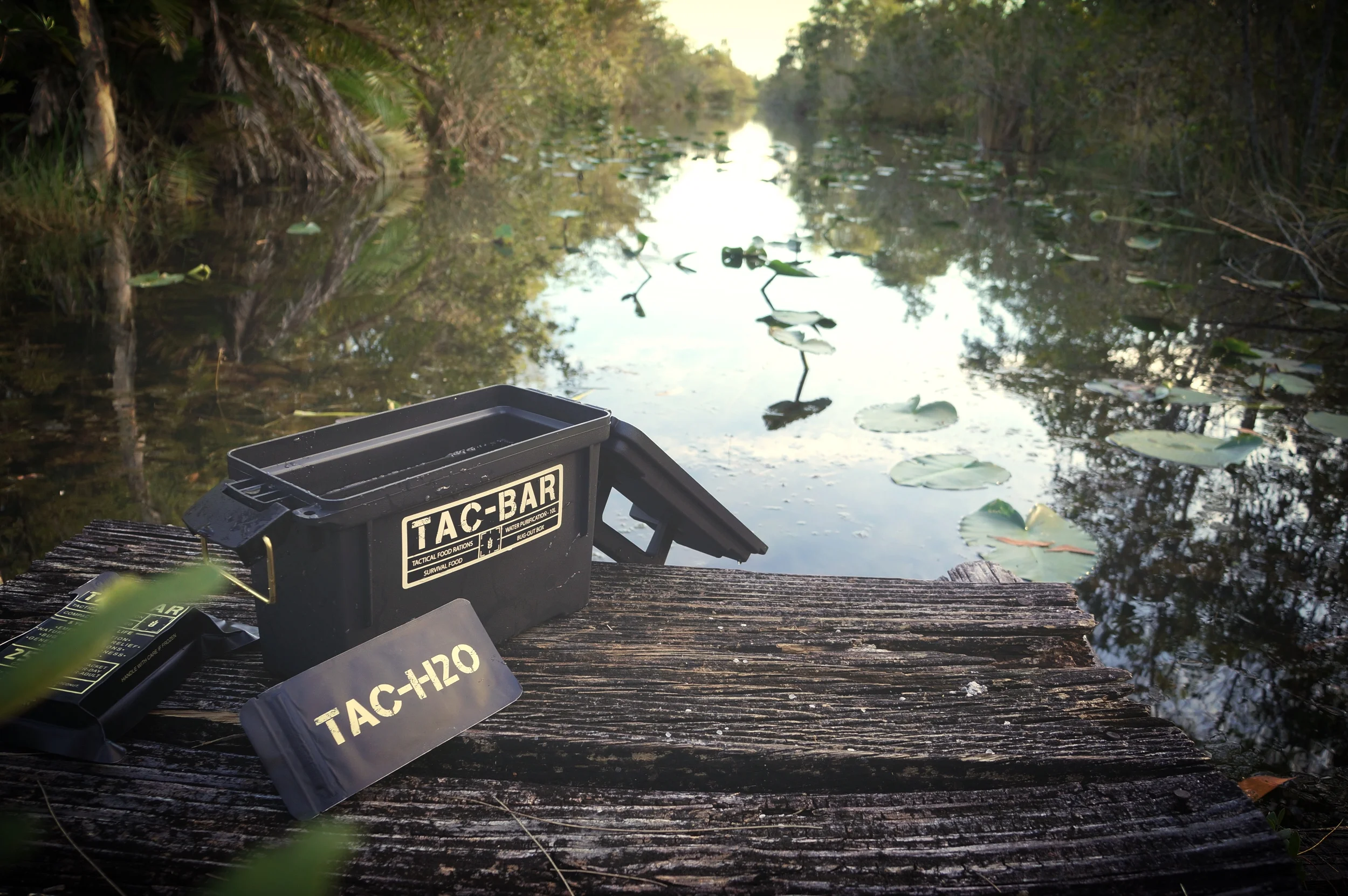 Use the Ammo Can to collect and sterilize 3 liters of water. 