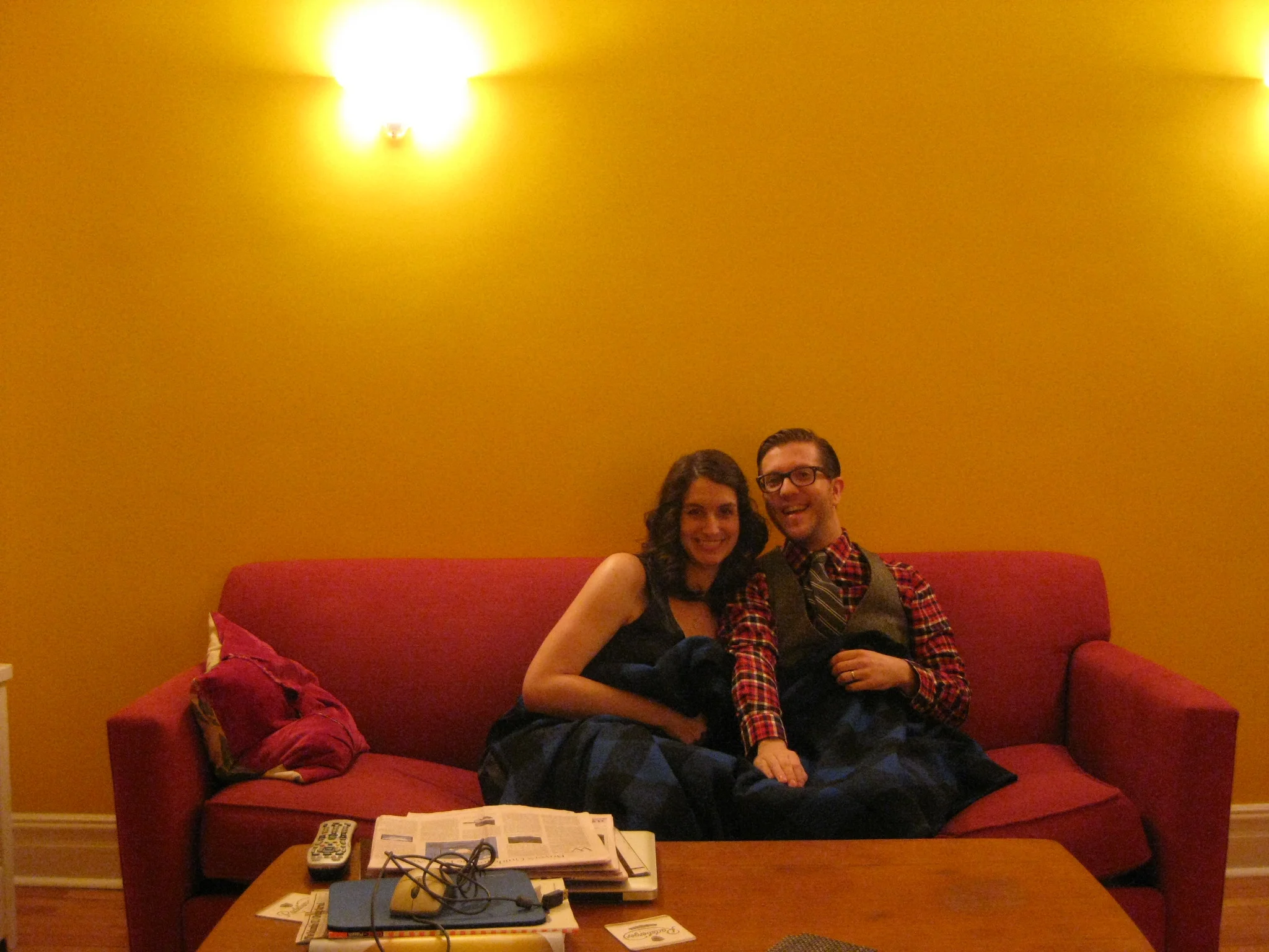 She let me paint the room yellow. She regretted it immediately.