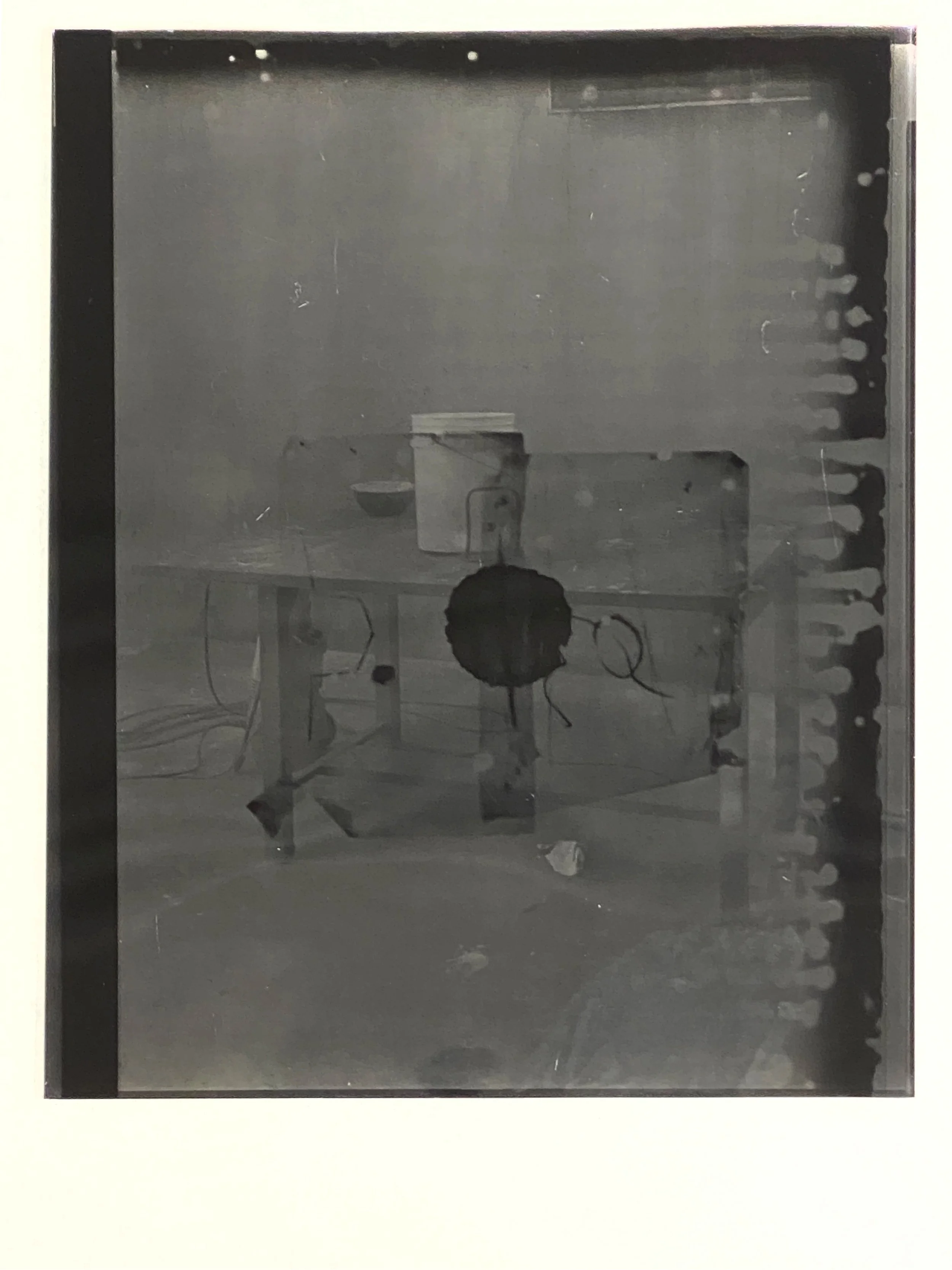 Lith film and gelatin silver print. 10" x 8"