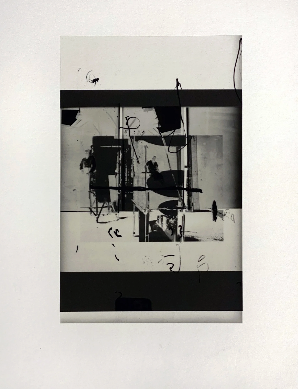 Lith film and gelatin silver print. 10" x 8"