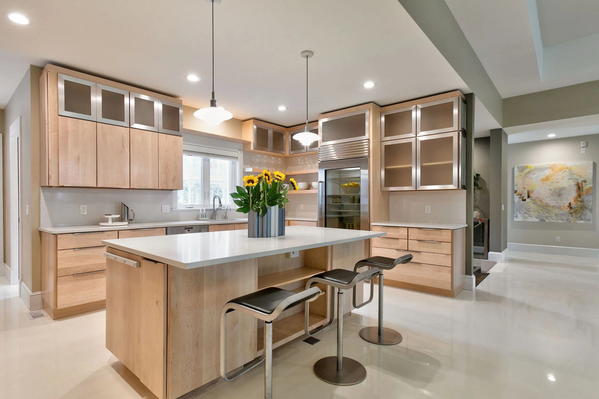 Great Barrington MA Kitchen with Yellow Accents