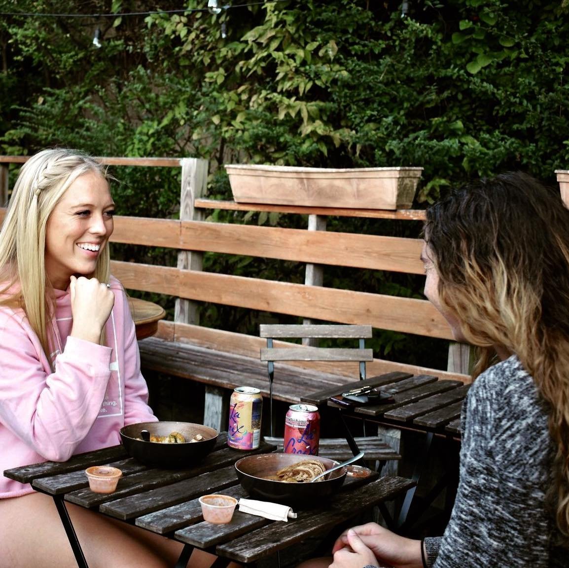 Nothing like catching up with some friends over some Alaskan dumplings in this perfect fall weather! Have you taken advantage of our patio seating yet? This weather won&rsquo;t last forever, so grab some savory dumplings and enjoy the weather while i