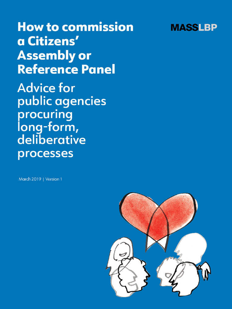 To learn more about commissioning Citizens’ Assemblies and Reference Panels, download our guide.