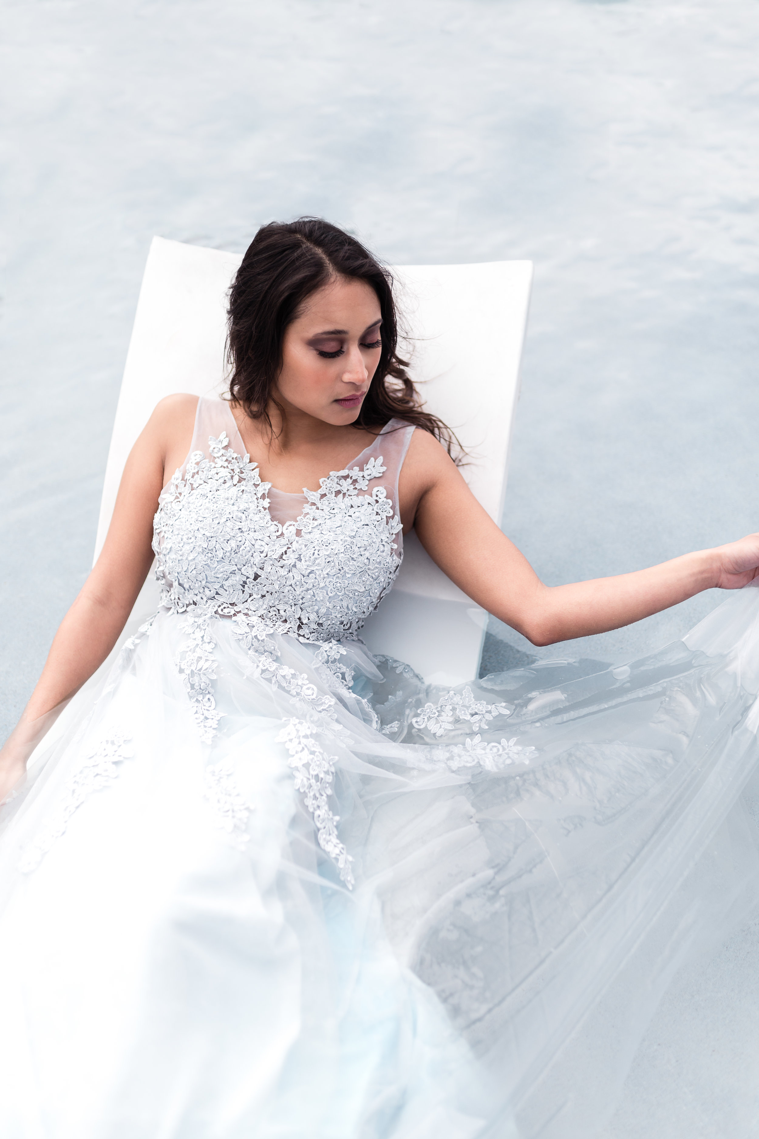 Dakota & Co. | Austin Photographer - Woman in gown editorial style photo