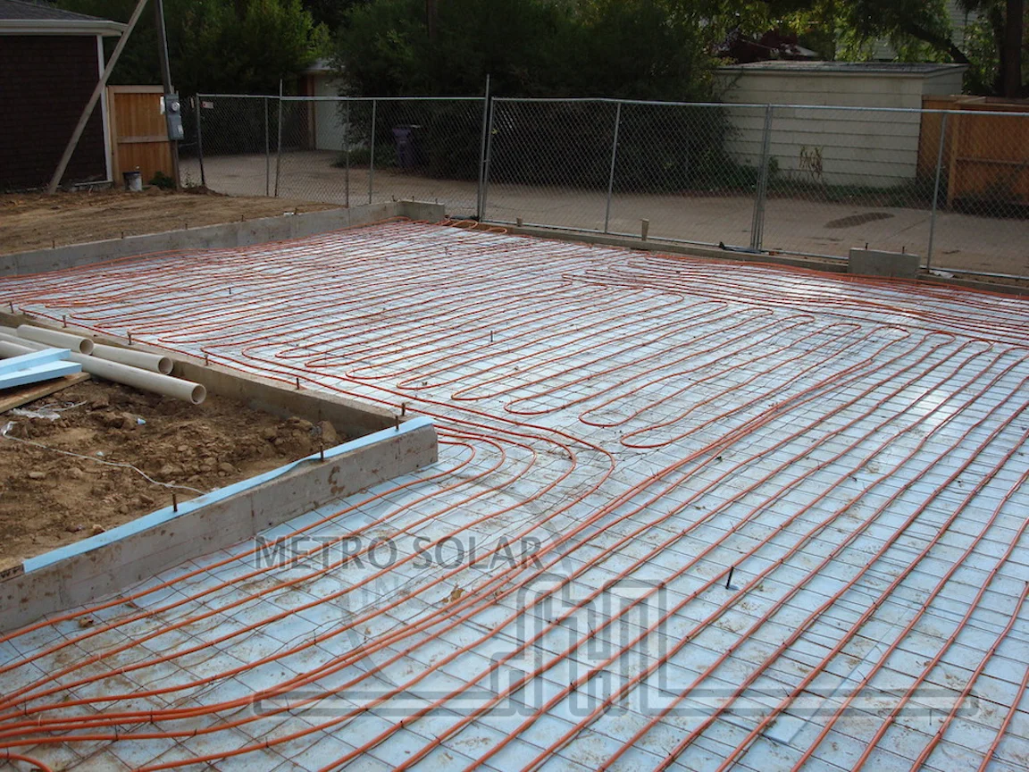 Solar Radiant Thermal Heating