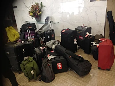This is just part of our luggages/gears .
