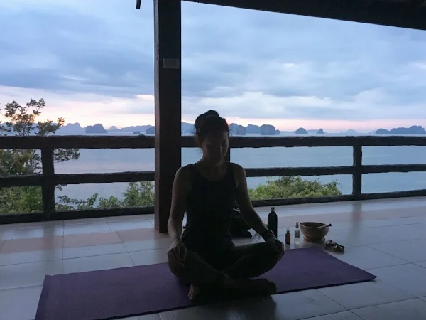 Sunrise Yoga Class at Koh Yao Noi, November 2016.