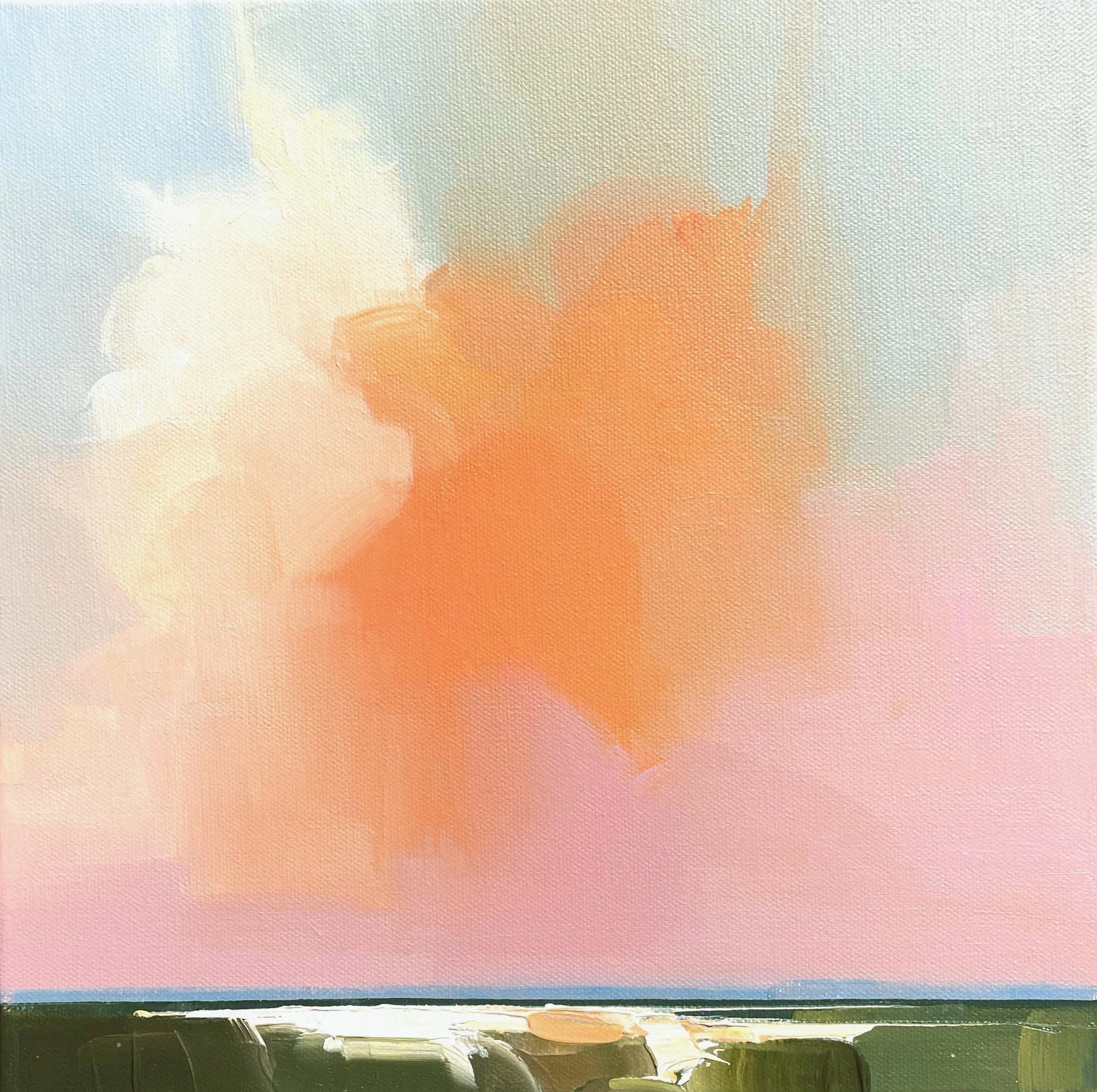  ORANGE DRIFT  Acrylic, Oil  on linen  2025  12 × 12 inches  $1,400  INQUIRY   Bailey Connelly, Director  DIMMITT CONTEMPORARY     bailey@dimmittcontemporaryart.com   .     