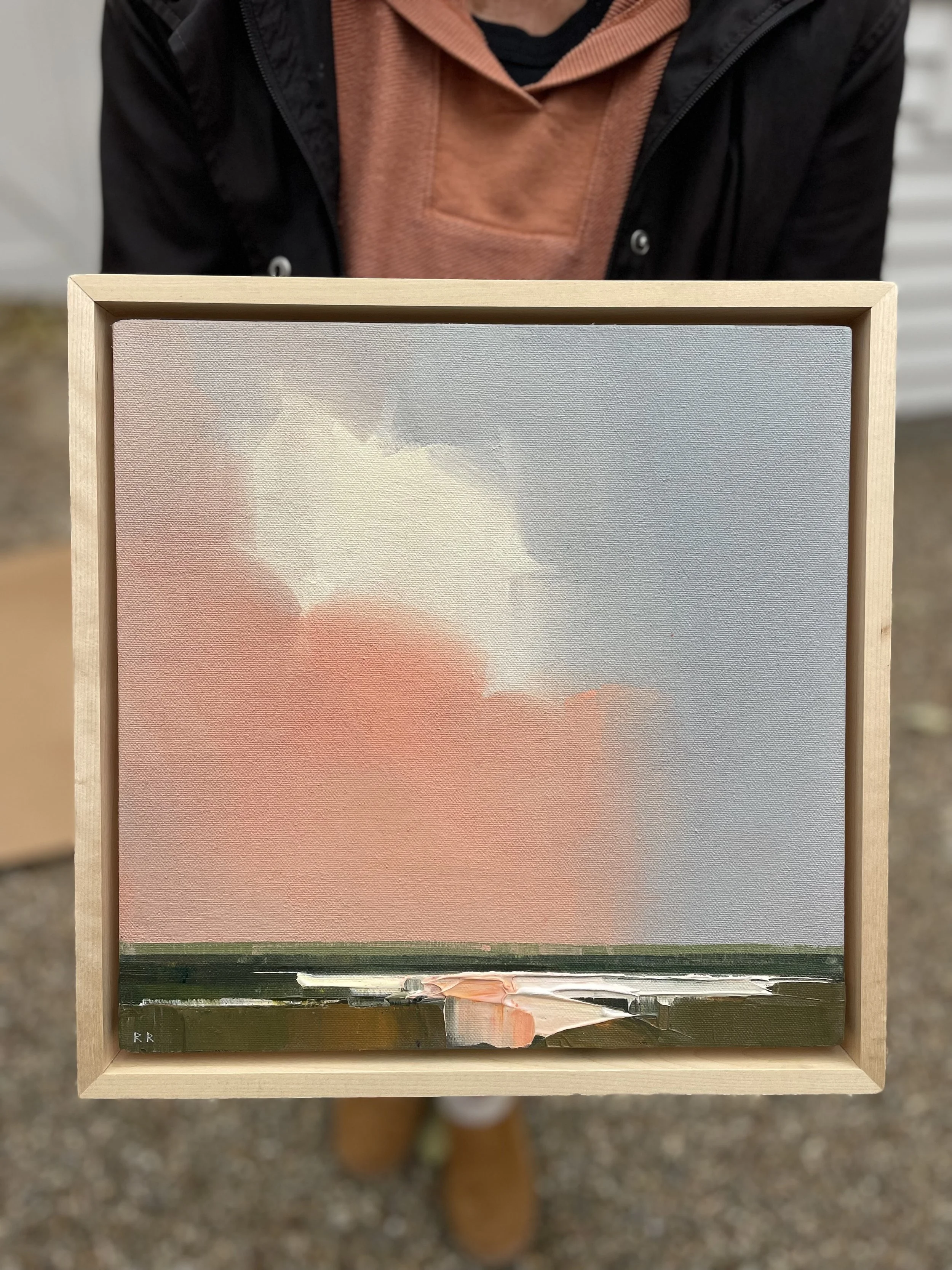   My wife holding Coral Sky—her outfit was completely unplanned but, perfect! The spontaneous combination somehow matched the vibrant colors and mood of this little gem, an effortlessly beautiful moment captured in time. Sometimes, the best style is 