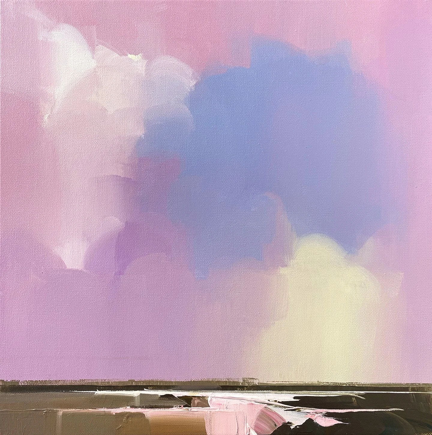  SKY FIELD #2  2025  16 × 16 Inches  Acrylic, Oil  on Linen  $2,400  INQUIRY  Cheryl Marie , Director    robertrothgallery@gmail.com   . 