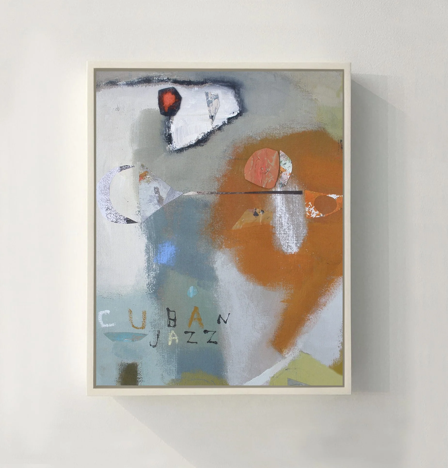  CUBANO CLUB  2009  16 × 20 in  Acrylic, Oil stick on canvas  SOLD  .   