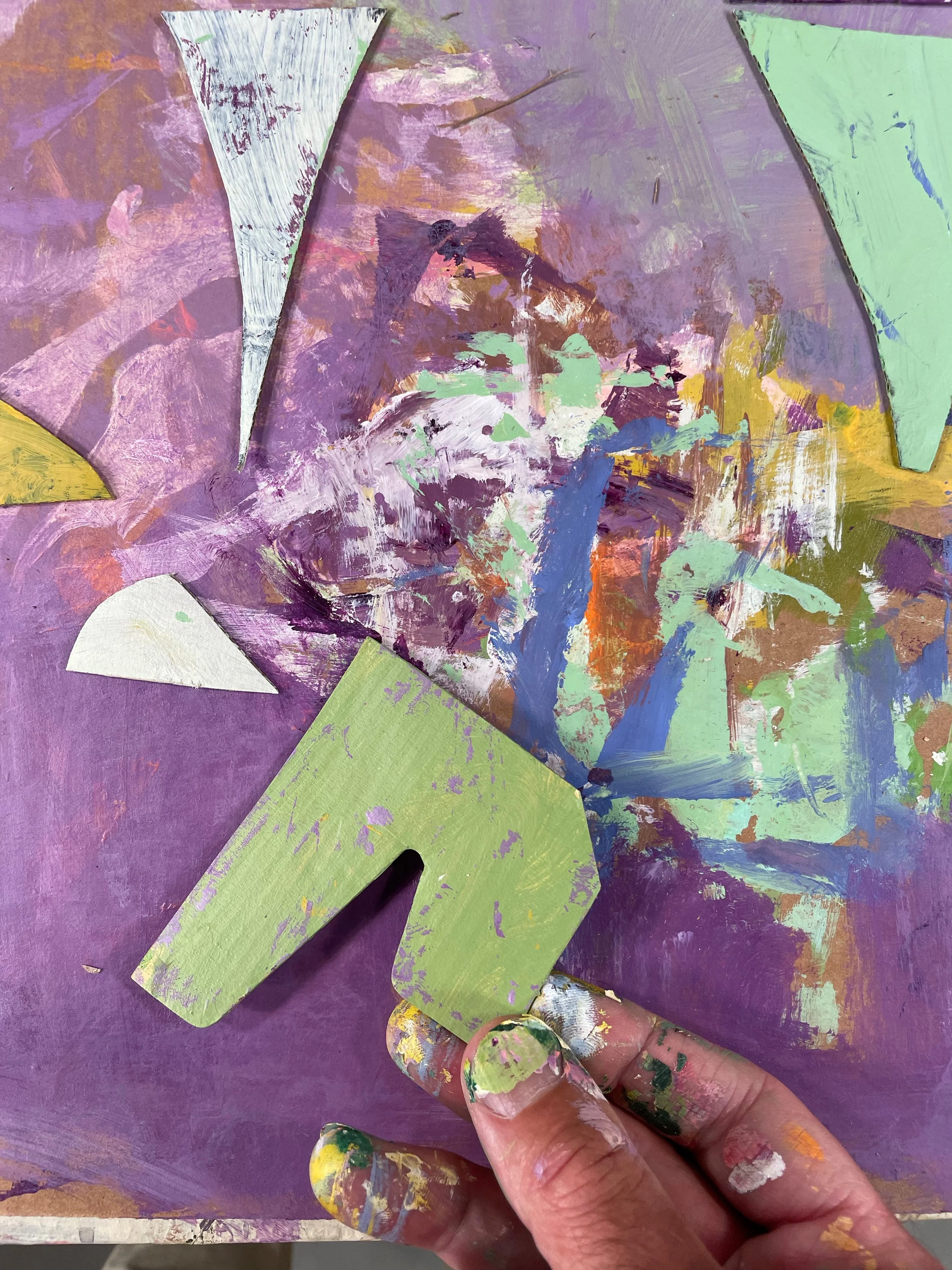 A soft green will do