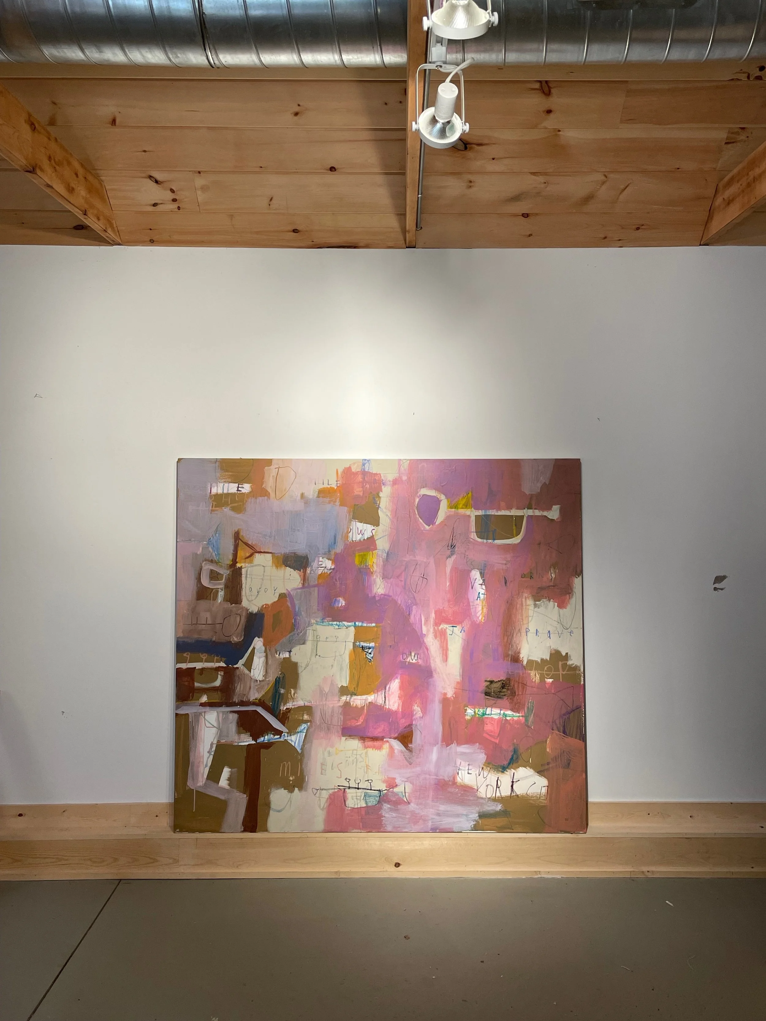  MILES FROM MIDNIGHT, one of my larger Jazz paintings. I think it’s done, you never really know.    .   