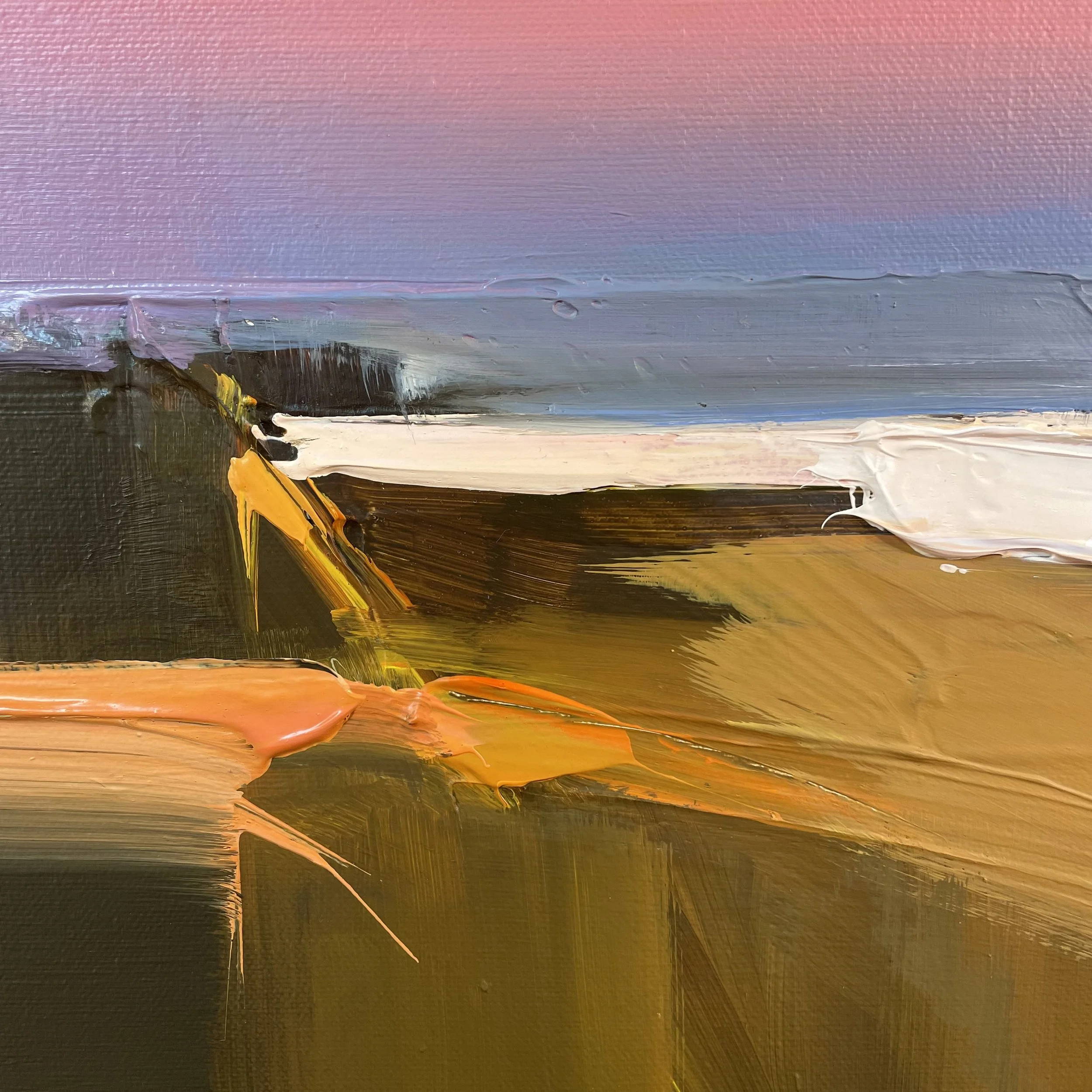  Detail # 2, catching the light of the evening  . 