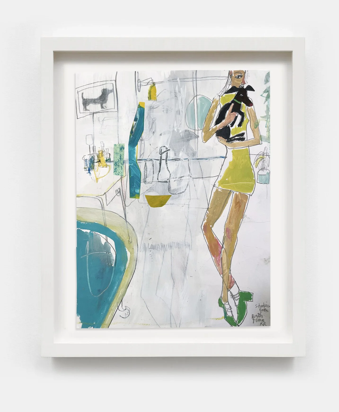 study for bath time framed.jpg