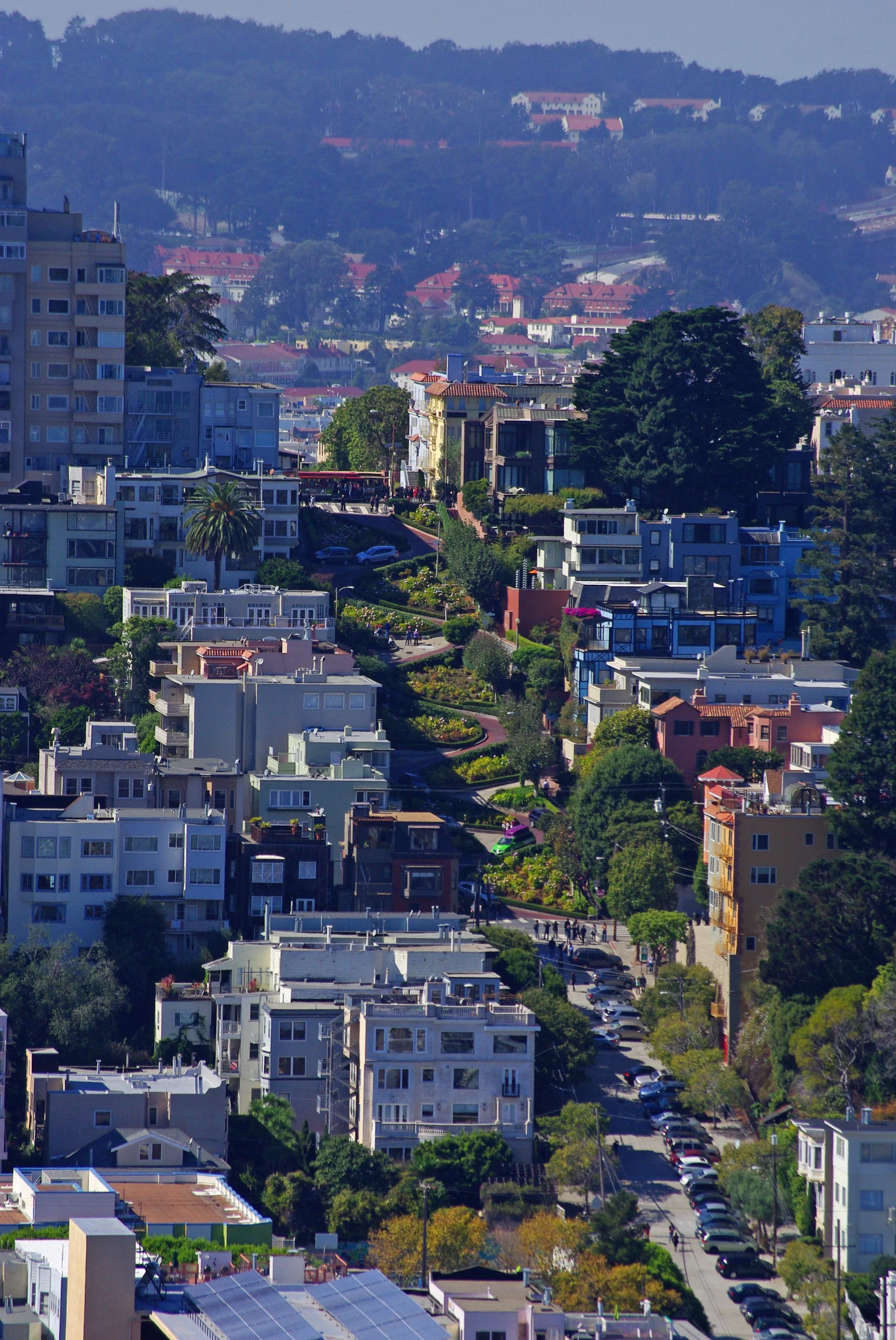 11. Zigzag down Lombard street