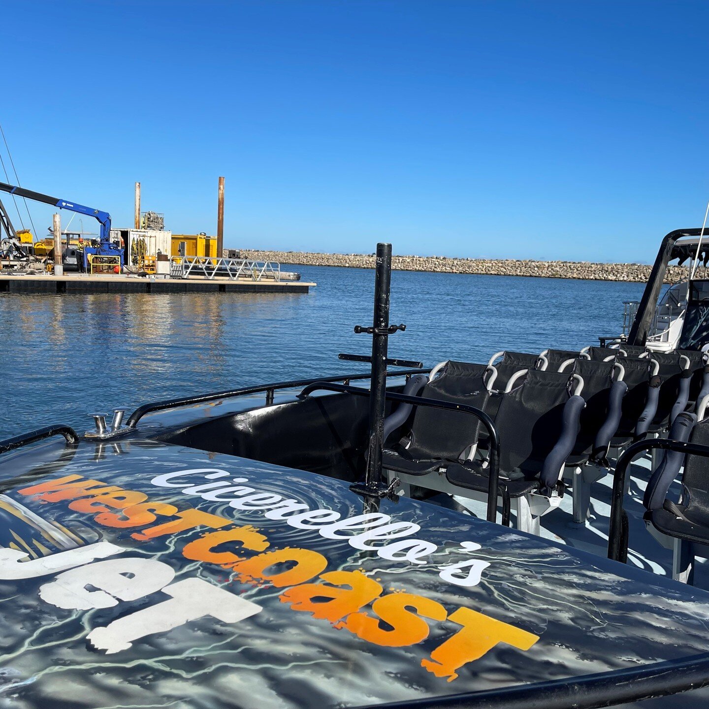 Is there a better way to start the day? Let us know if you can beat our morning - Fremantle's stunning waters and working with @cicerellos and @westcoastjet - great to be involved in your project!

So, yes - we do boats! Today's job was completed on 