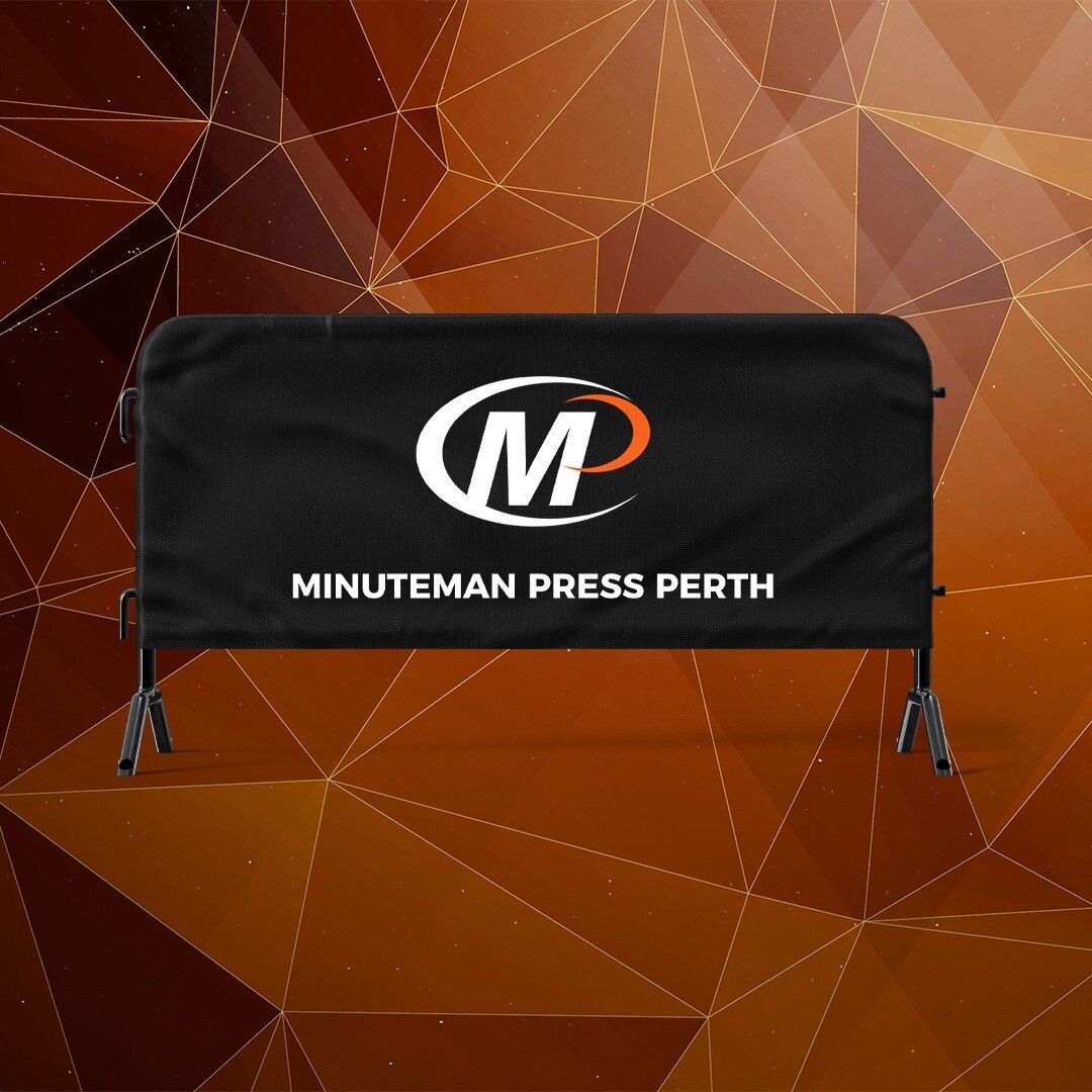Join the queue! Grab some crowd control barriers with us and we promise, you won't be waiting long for your order to be completed. It only takes a minute, man, with Minuteman Press Perth!