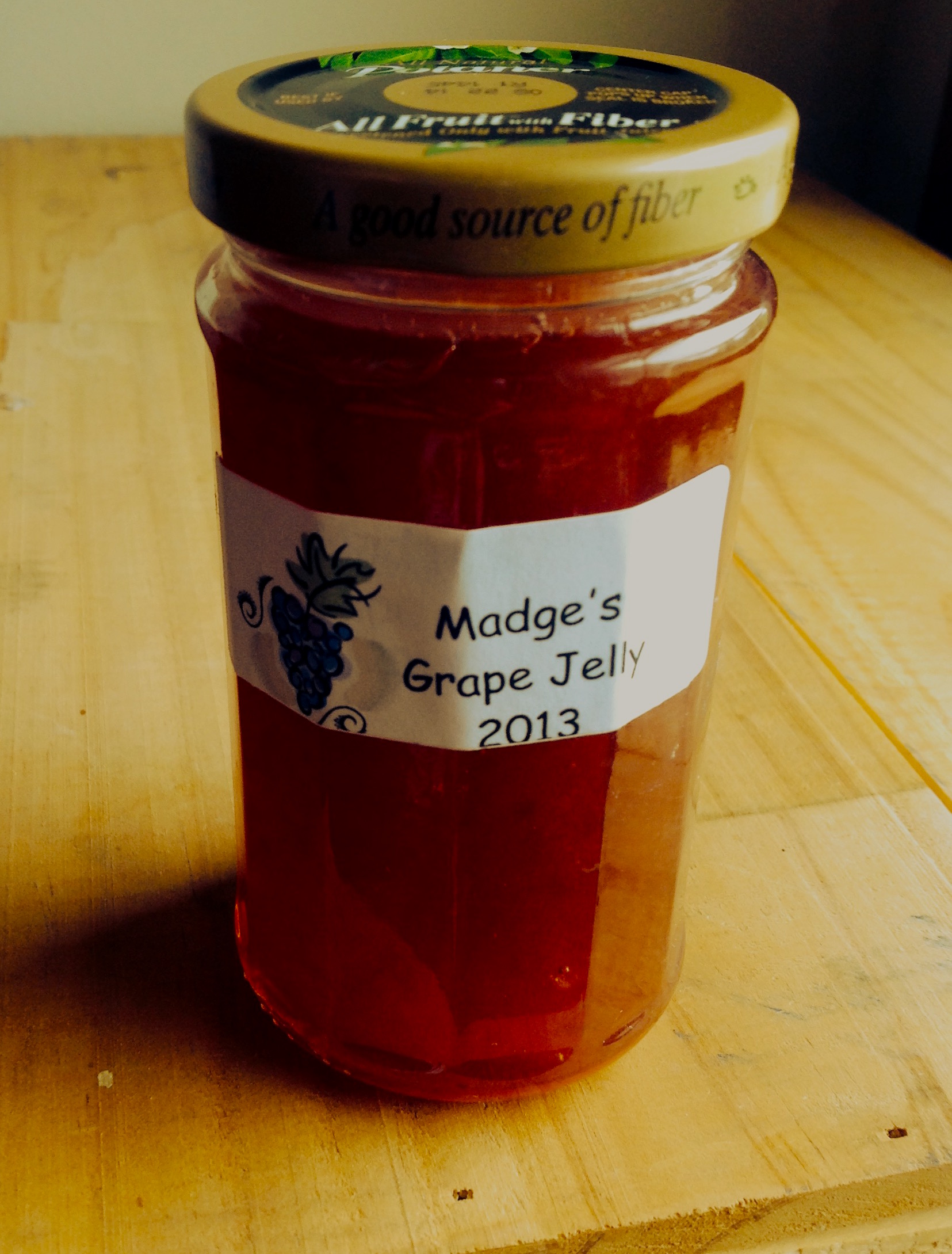 Mom's homemade grape jelly!