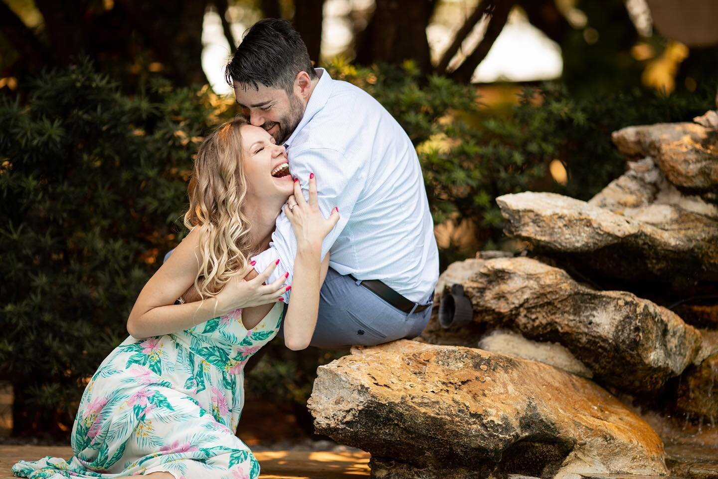 Laughter is the secret to a long and happy life. #danalynnphotos #danalynnphotography #miamiweddingphotographer #miamiweddingvideographer #thesecretgardensmiami #miamiengagement #engagementphotos #engaged #floridaweddingphotographer