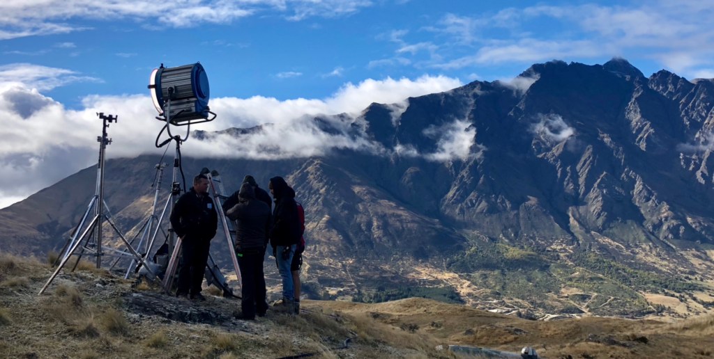 "Triangle"  filming in Queenstown