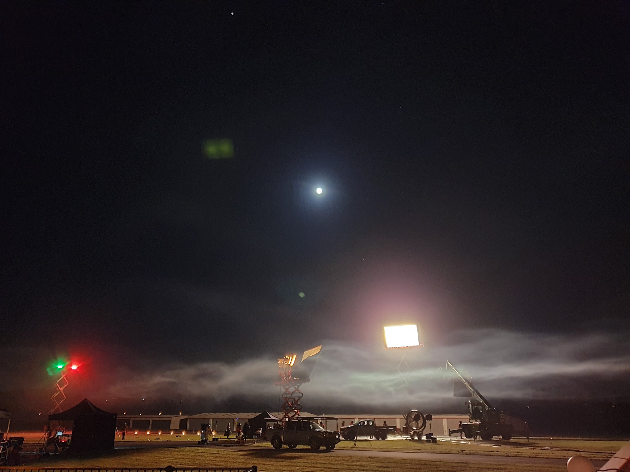 Shadow in the Clouds - Airport night shoot