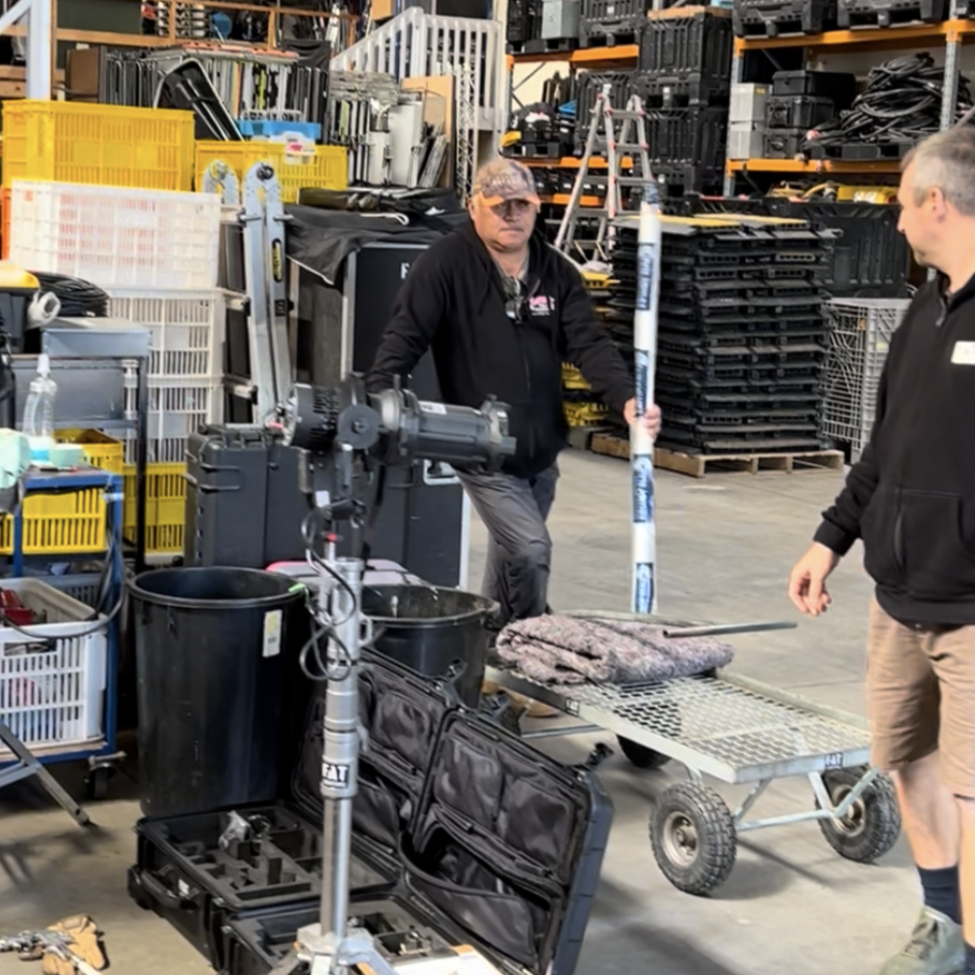 Repairs and parts for film lights