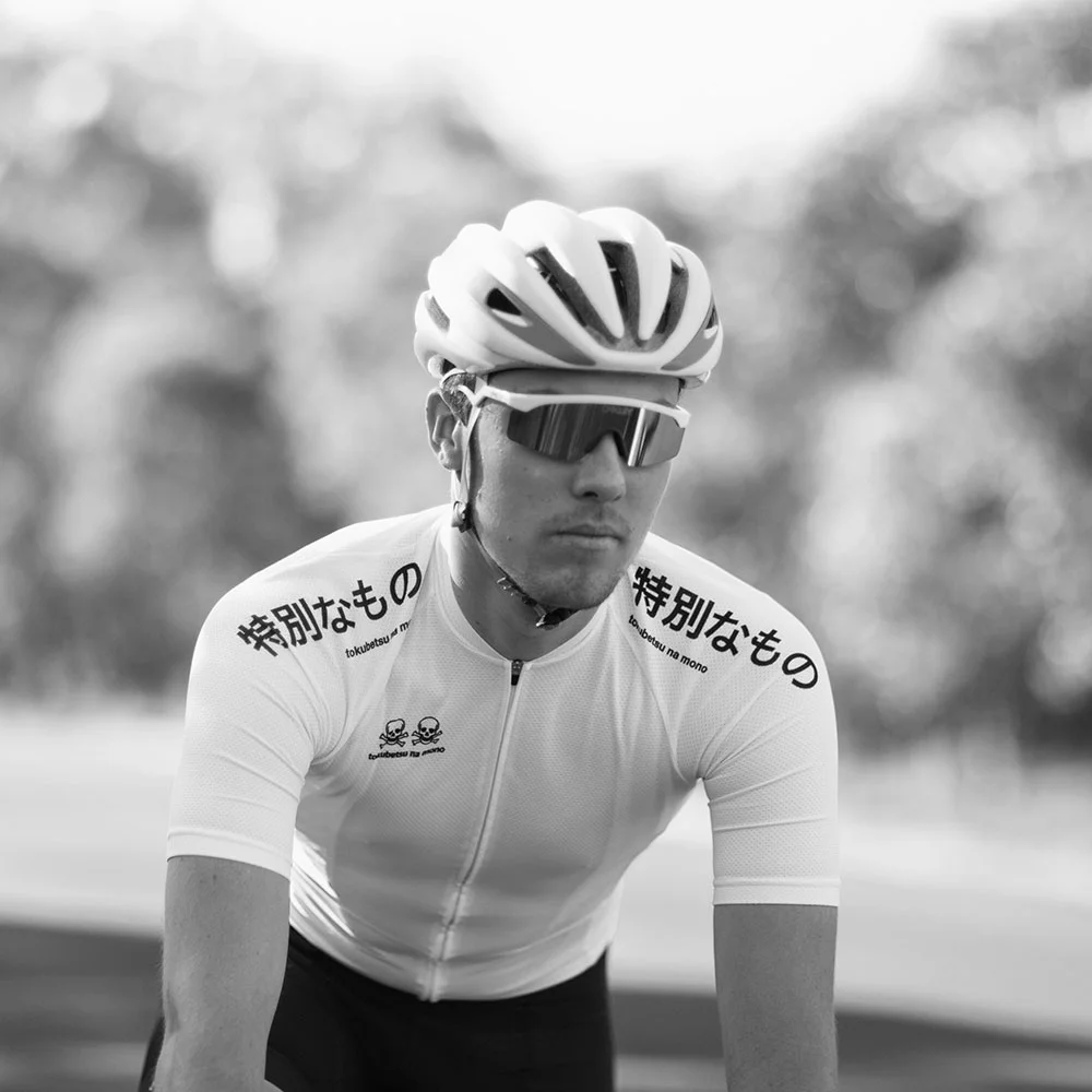 MAX Deutsch AUSTRALIA Simply known to those around him as Deutsch, Max has been riding for the better half of a decade. Progressing his way through the cycling ranks over the years from humble saturday fixie shreds, to track racing and now a full-blown roadie. His bikes may look fast but we all know the real reason he rides is to show off how loud his freehub is. @BURNTPIES