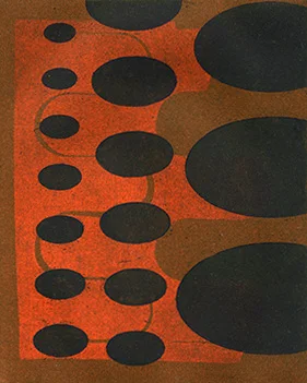 Curvey Ellipse Orange