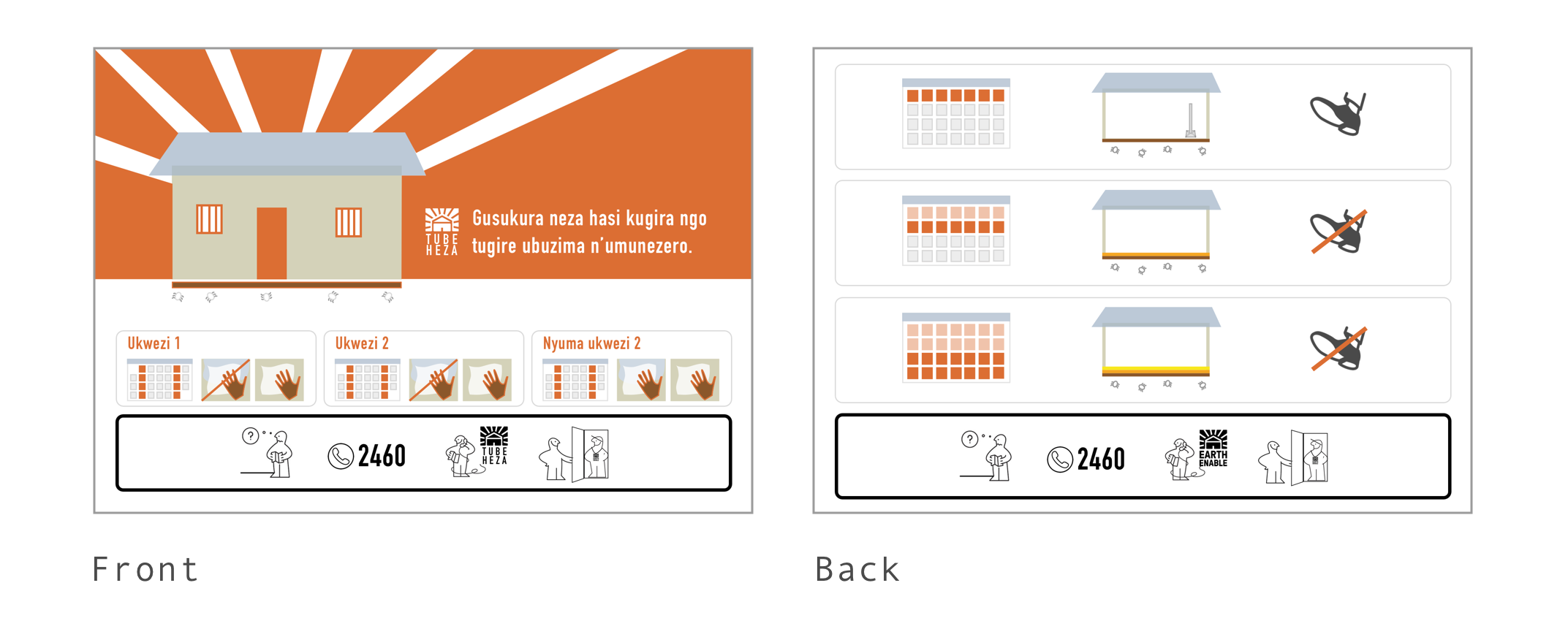Earth Enable Calendar design.